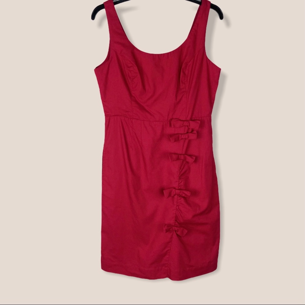 Anthro Moulinette Souers Cascading Bow Dress Sz 6